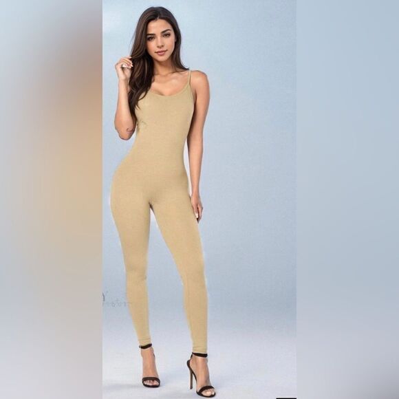 New/Tags One piece Nude Spandex Body Suit! Not see through